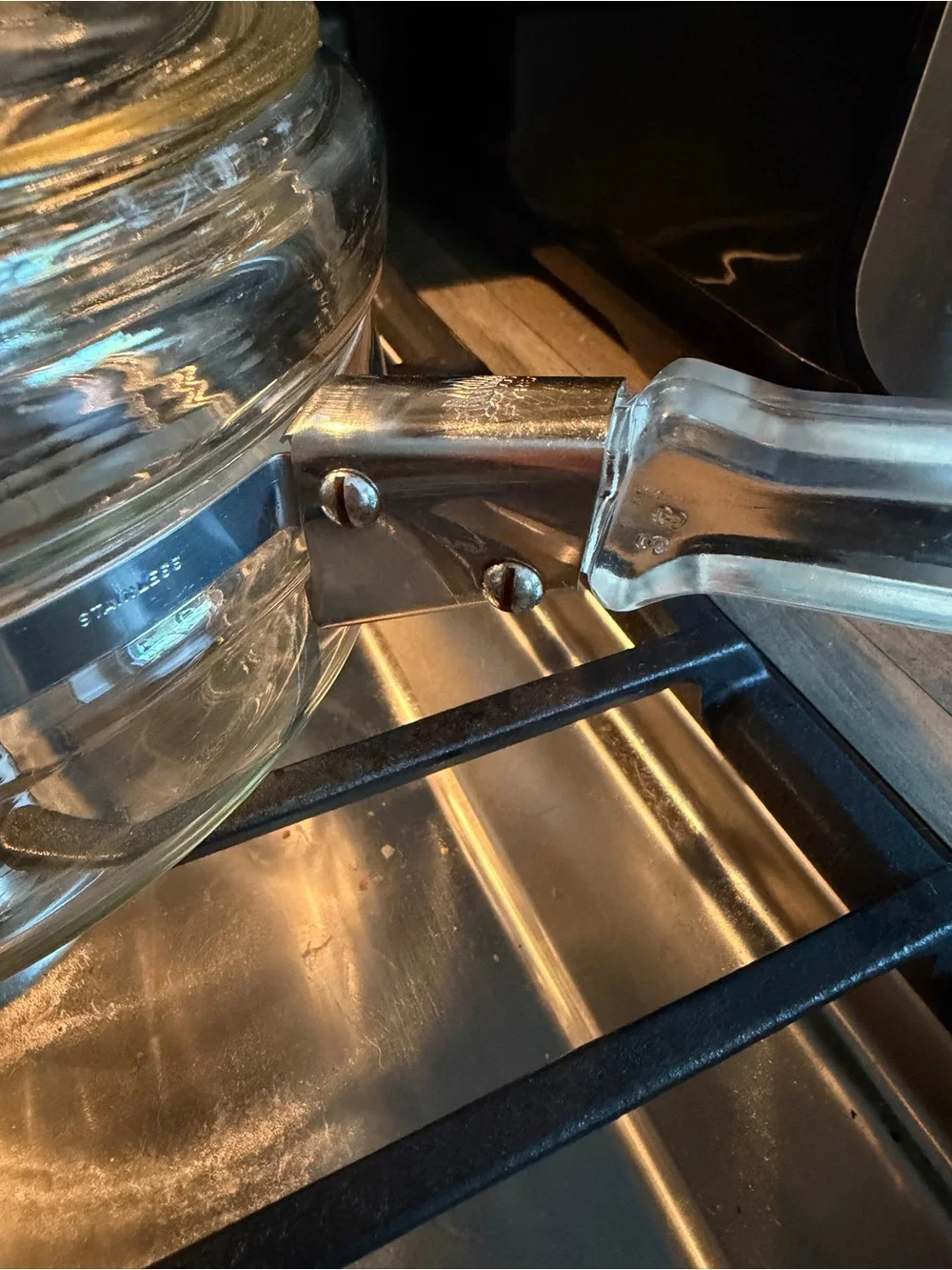 Pyrex Flameware Glass Saucepan with Lid and Handle